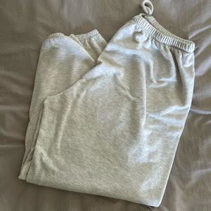Aerie Offline cream joggers/sweatpants